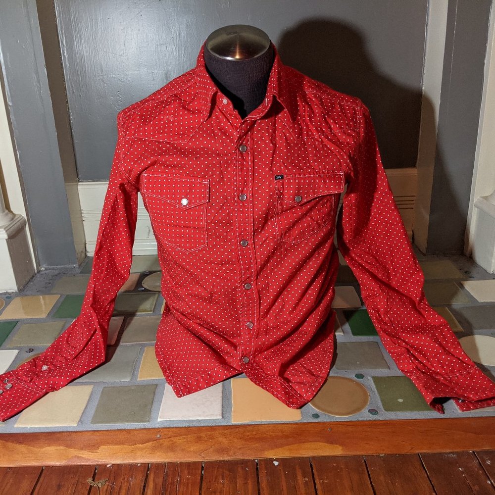 Men's Salt Valley Western Long Sleeve Pearl Snap M